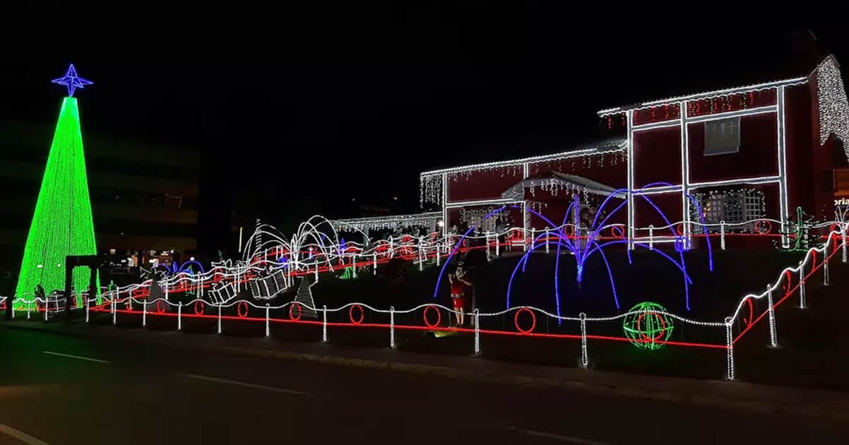 Veja fotos de como ficou a decoração natalina em Ji-Paraná