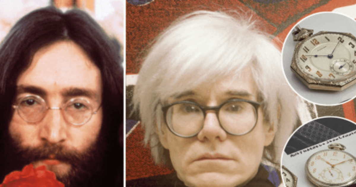 John Lennon e relógio