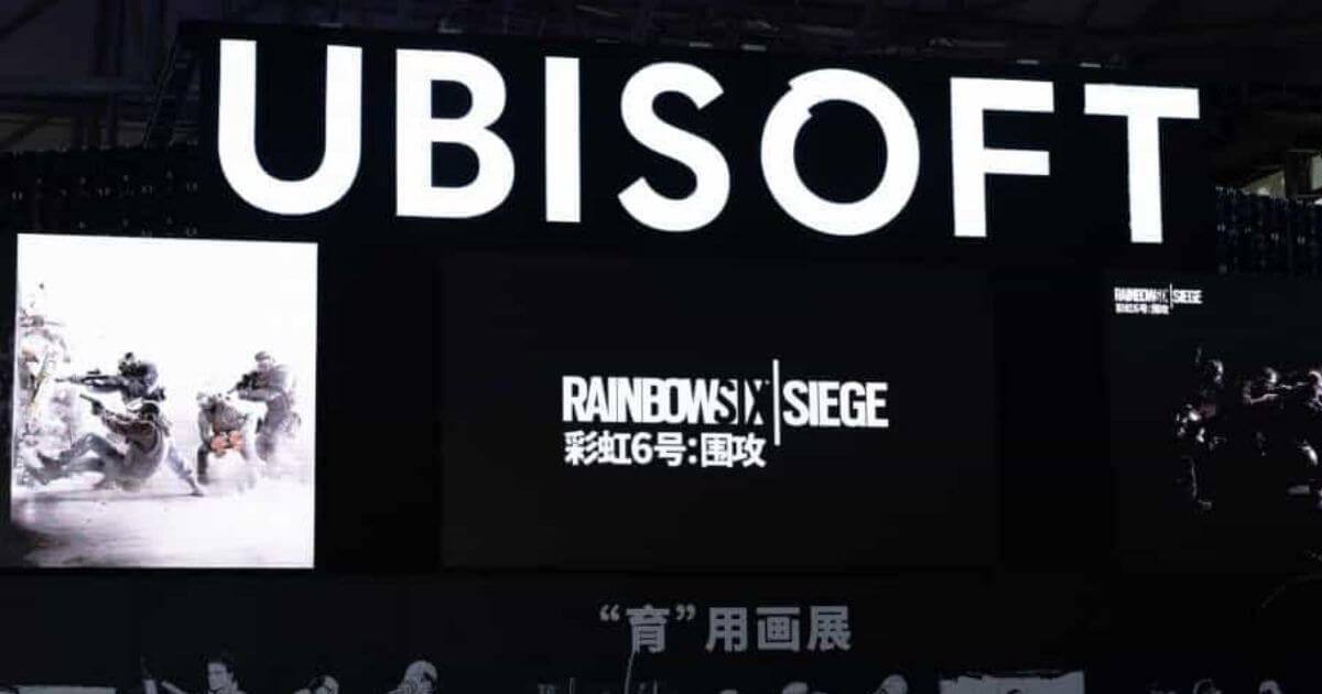 Uma placa da UBISOFT