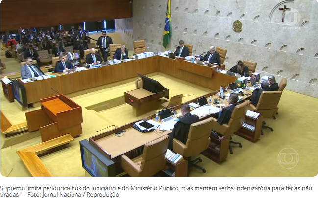 Penduricalhos: juízes pedem ao STF mais prazo para aplicar novas regras de pagamentos fora do teto
